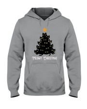 Black Cat Meowy Christmas 2510 Hooded Sweatshirt thumbnail