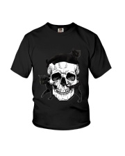 Cat And Skull Youth T-Shirt thumbnail