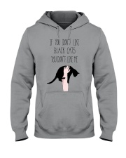 Black Cat Love Hooded Sweatshirt thumbnail