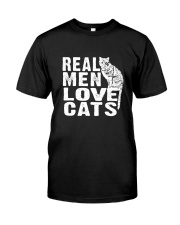 Cat real men 0611 Classic T-Shirt thumbnail