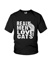 Cat real men 0611 Youth T-Shirt thumbnail