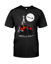 Black cat Xmas Phoebe 018 Classic T-Shirt thumbnail