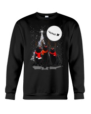 Black cat Xmas Phoebe 018 Crewneck Sweatshirt tile