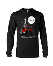 Black cat Xmas Phoebe 018 Long Sleeve Tee thumbnail