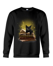 Black Cat My New Bookmark Crewneck Sweatshirt thumbnail