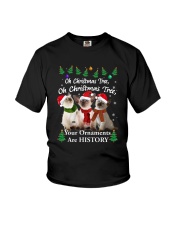 Siamese Cat Ornaments Tree 2210 Youth T-Shirt thumbnail