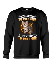 Cat Give Heart 1008 Crewneck Sweatshirt thumbnail