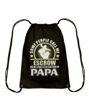 CALL ME ESCROW PAPA JOB SHIRTS Drawstring Bag thumbnail