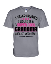 Grandma V-Neck T-Shirt tile