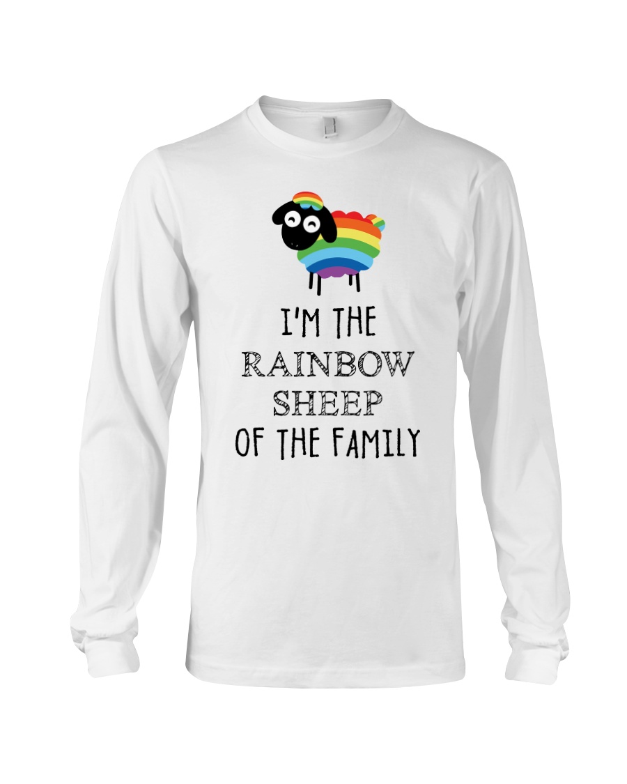 Awesome Rainbow Sheep of the Family Super Sale Long Sleeve Tee
