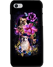 Bulldog Dog Flower Phone Case Phone Case i-phone-7-case