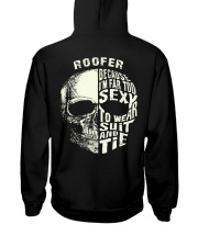 Roofer Exclusive Shirt Hooded Sweatshirt back