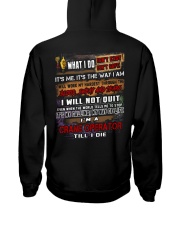 Crane Operator Hooded Sweatshirt back