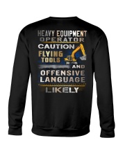 Heavy Equipment Operator Crewneck Sweatshirt thumbnail