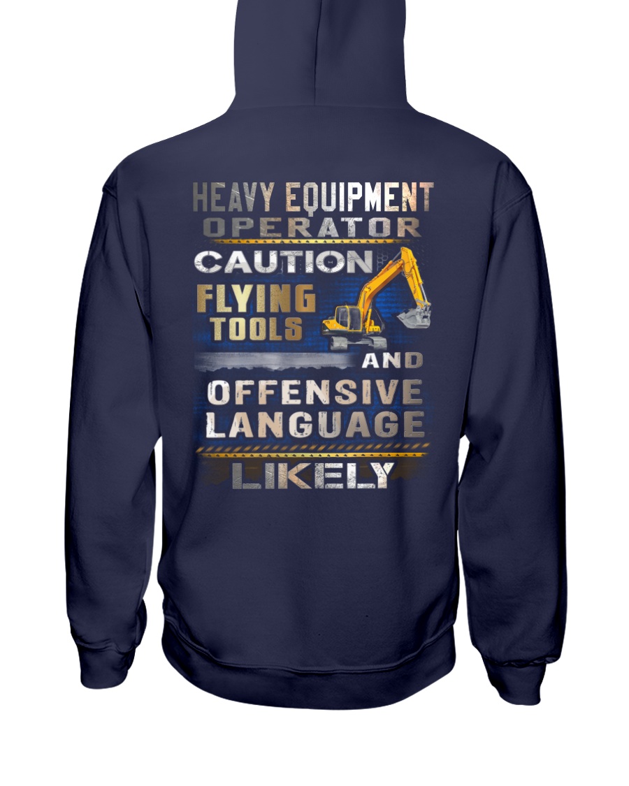 Heavy Equipment Operator Hooded Sweatshirt