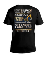 Heavy Equipment Operator V-Neck T-Shirt thumbnail