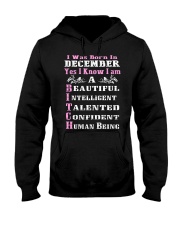 December Woman Hooded Sweatshirt thumbnail