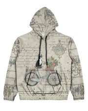 Boston Terrier All Over Shirt Women's All Over Print Hoodie thumbnail