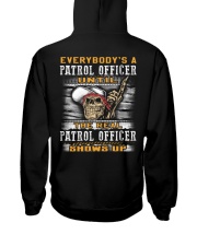 Patrol Officer Hooded Sweatshirt back