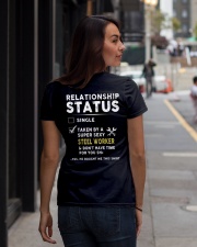 Steel Working Ladies T-Shirt lifestyle-women-crewneck-back-1