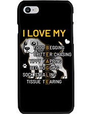 I Love My Beagle Dog Phone Case thumbnail
