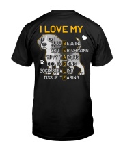 I Love My Beagle Dog Classic T-Shirt thumbnail