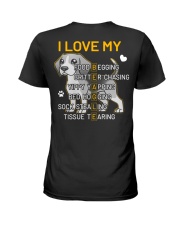 I Love My Beagle Dog Ladies T-Shirt thumbnail