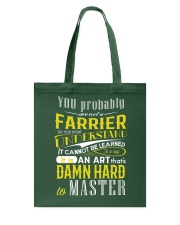 FARRIER SHIRT Tote Bag thumbnail