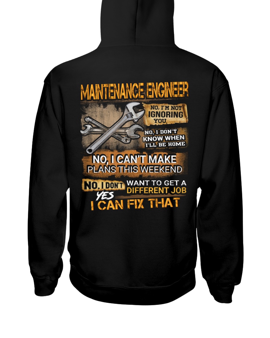 Maintenance Engineer Hooded Sweatshirt