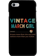 Vintage March Girl Phone Case thumbnail