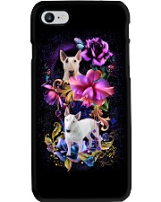 Bull Terrier Dog Flower Phone Case Phone Case i-phone-7-case