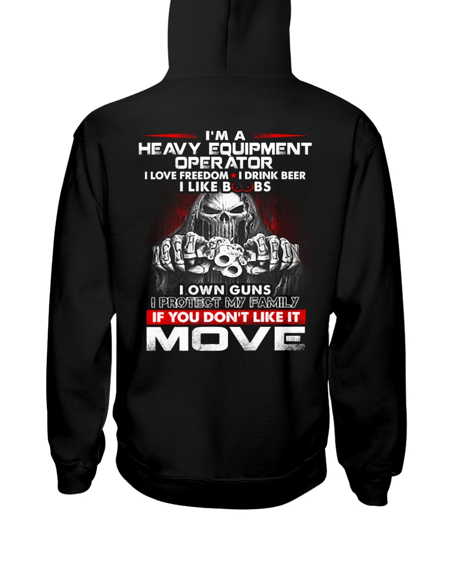 Heavy Equipment Operator Exclusive Shirt Hooded Sweatshirt