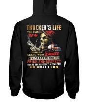 Truck Driver Hooded Sweatshirt back