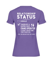 Crane Operator Relationship Status Premium Fit Ladies Tee thumbnail