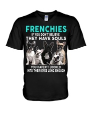 Frenchie V-Neck T-Shirt thumbnail