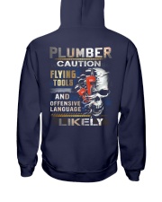 Plumber Hooded Sweatshirt back