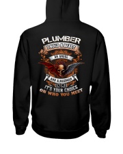 Plumber Hooded Sweatshirt back