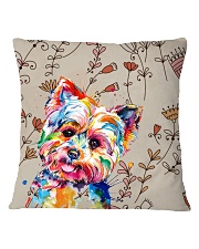 Yorkshire Terrier All Over Shirt Square Pillowcase thumbnail