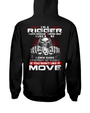 Rigger Exclusive Shirt Hooded Sweatshirt back