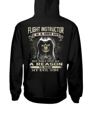 Flight Instructor Hooded Sweatshirt back
