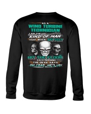 Wind Turbine Technician Crewneck Sweatshirt thumbnail