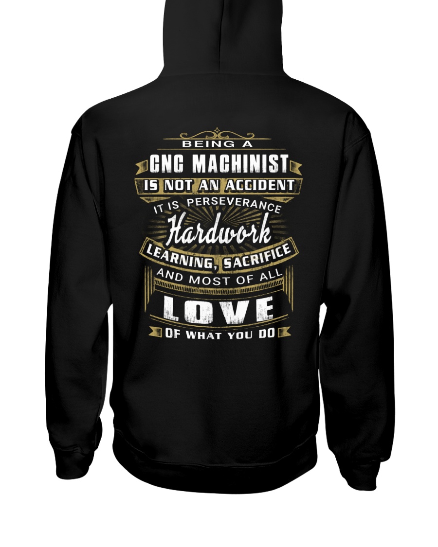 CNC Machinist Exclusive Shirt Hooded Sweatshirt