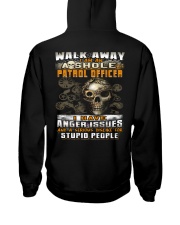 Patrol Officer Hooded Sweatshirt back