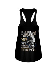 Blue Collar Worker Ladies Flowy Tank thumbnail