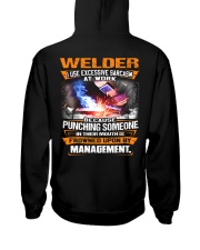 Welder Hooded Sweatshirt back