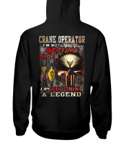 crane operator Hooded Sweatshirt back