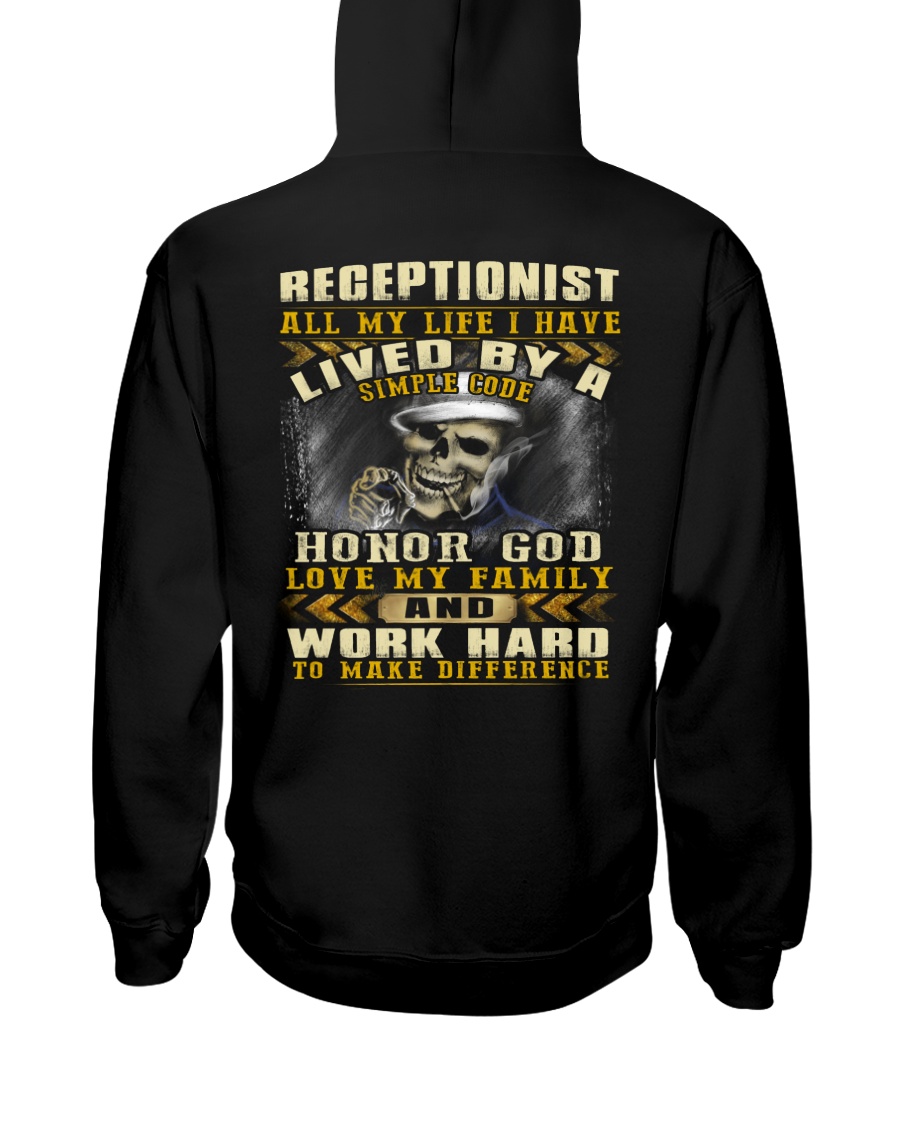 Receptionist Hooded Sweatshirt