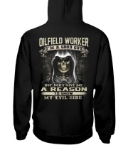 Oilfield Worker Hooded Sweatshirt back