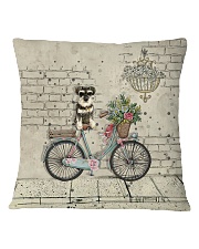 Schnauzer All Over Shirt Square Pillowcase thumbnail