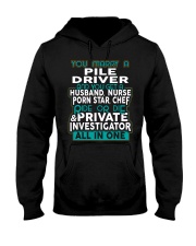 Pile Driver Exclusive Shirts Hooded Sweatshirt front